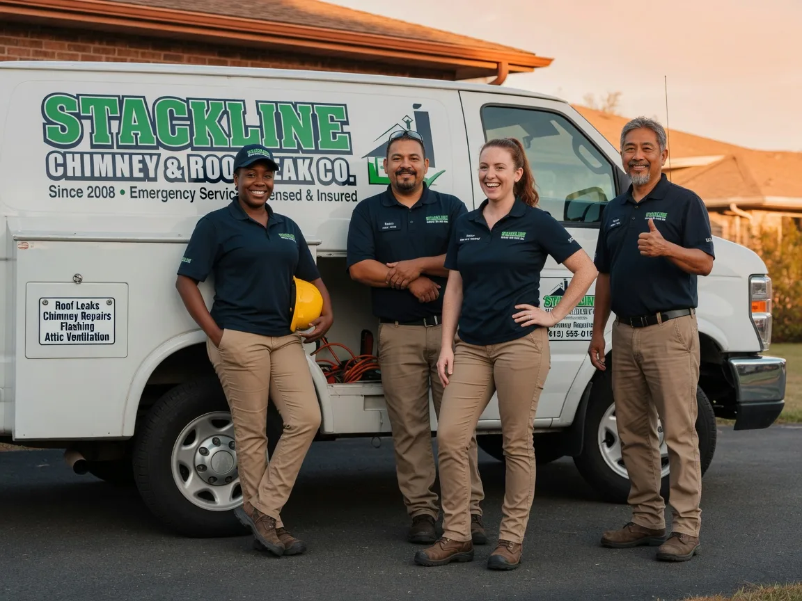 Chimney flashing repair company in Beasley, TX